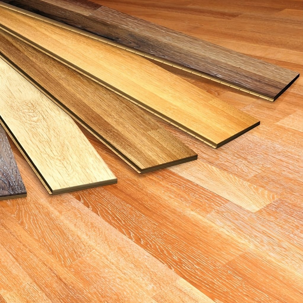 Holzschichten auf Eichenholz 2 STRIP Boden
